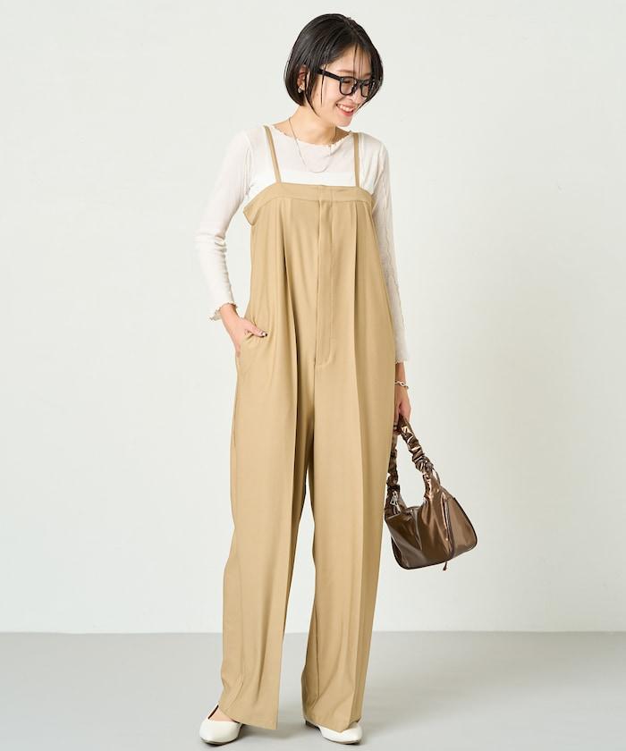 露肩連體褲【限定款】