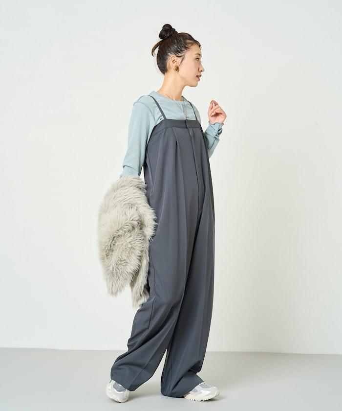 露肩連體褲【限定款】