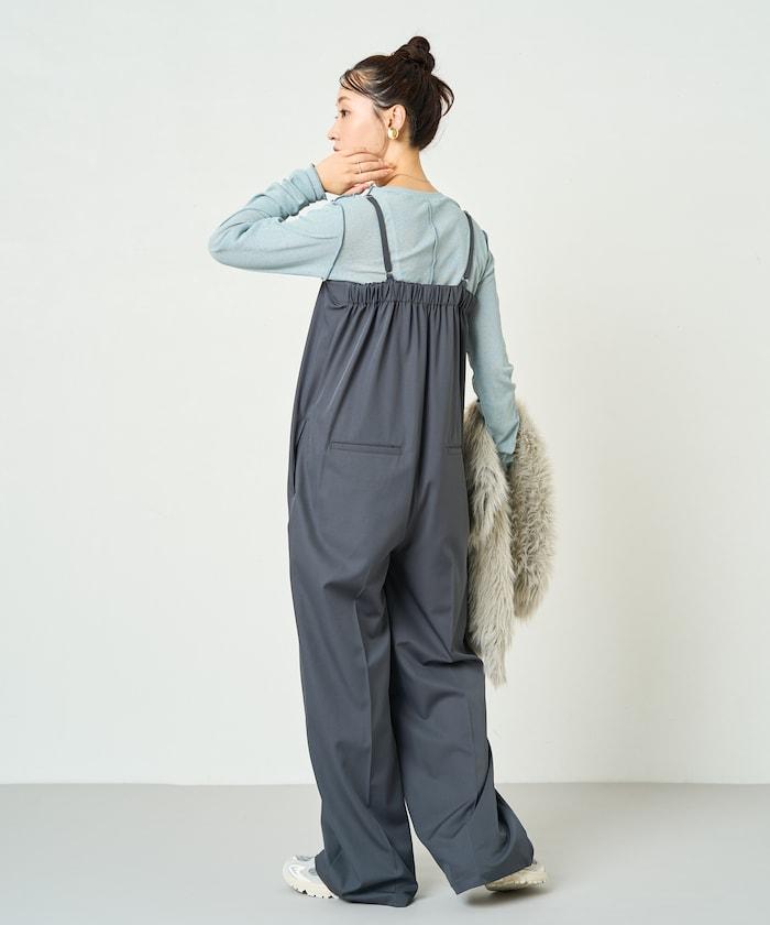 露肩連體褲【限定款】