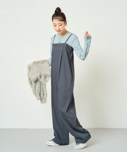 露肩連體褲【限定款】