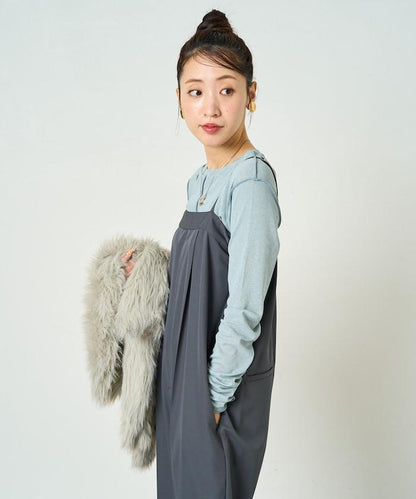 露肩連體褲【限定款】