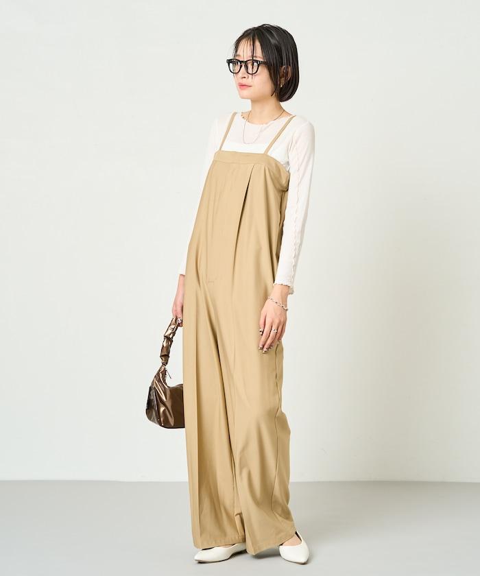 露肩連體褲【限定款】