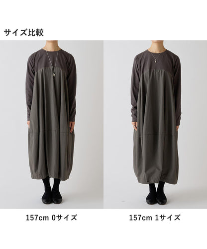 《2尺寸》圓領連衣裙