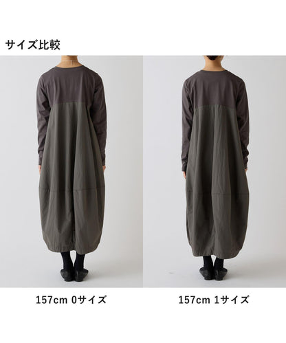 《2尺寸》圓領連衣裙