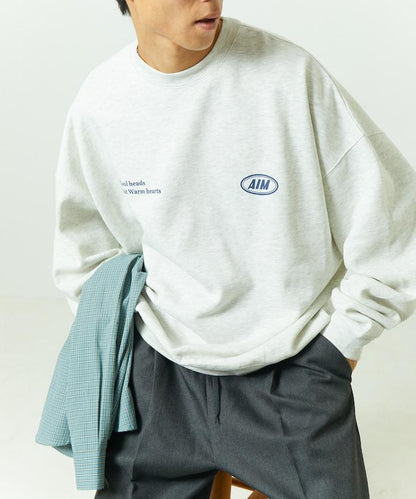 大尺寸後背印花圓領衛衣 瞭解自己的價值