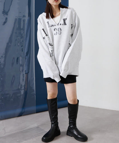 【etsinta/艾欣塔】改艊水手領學院風運動衫