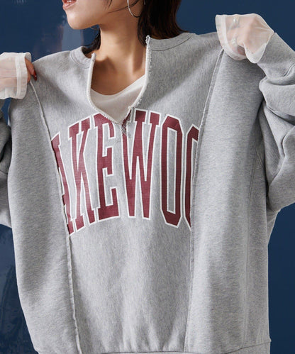 【etsinta/艾欣塔】改艊水手領學院風運動衫