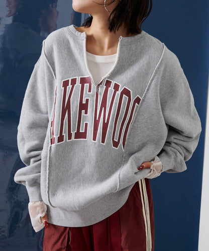 【etsinta/艾欣塔】改艊水手領學院風運動衫