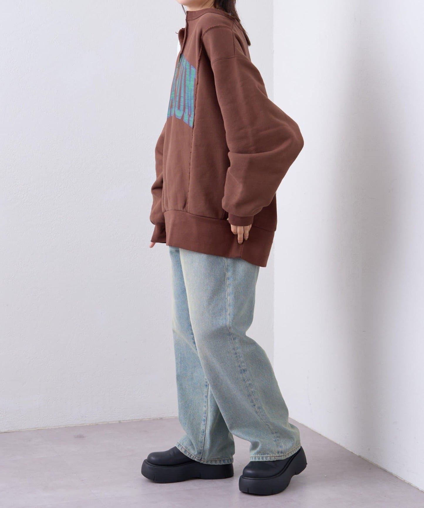 【etsinta/艾欣塔】改艊水手領學院風運動衫