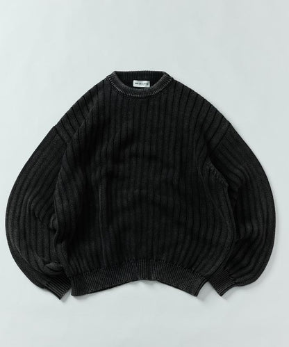 MR HEARTS 先生之心 WIDE RIB CREW NECK KNIT