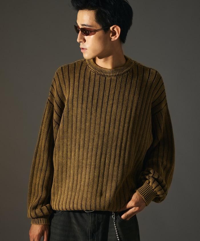 MR HEARTS 先生之心 WIDE RIB CREW NECK KNIT