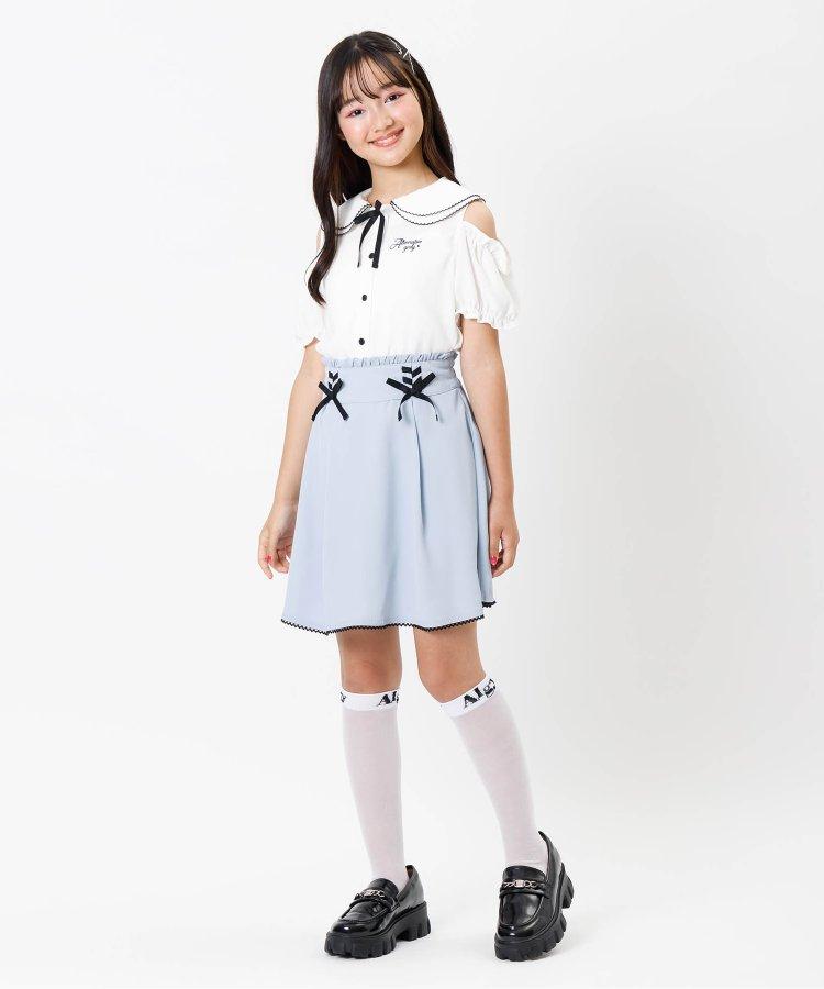 少女風格Logo設計過膝襪