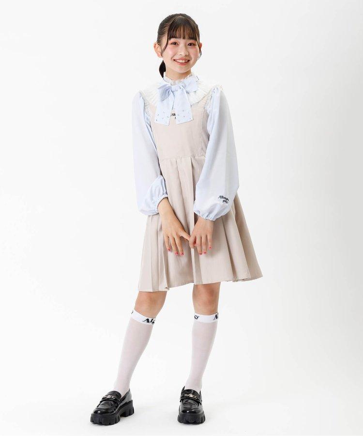 少女風格Logo設計過膝襪