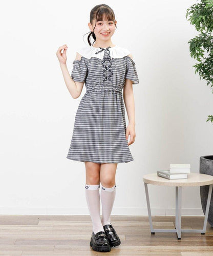 少女風格Logo設計過膝襪