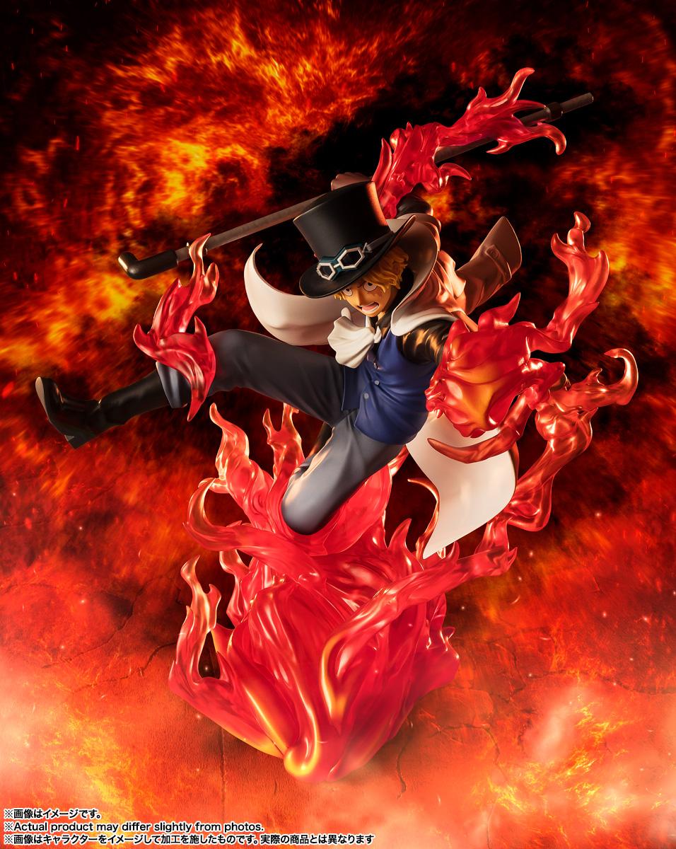 ONE PIECE _Figurarts ZERO [超激戦] 薩博 -火拳 王手 飛車-