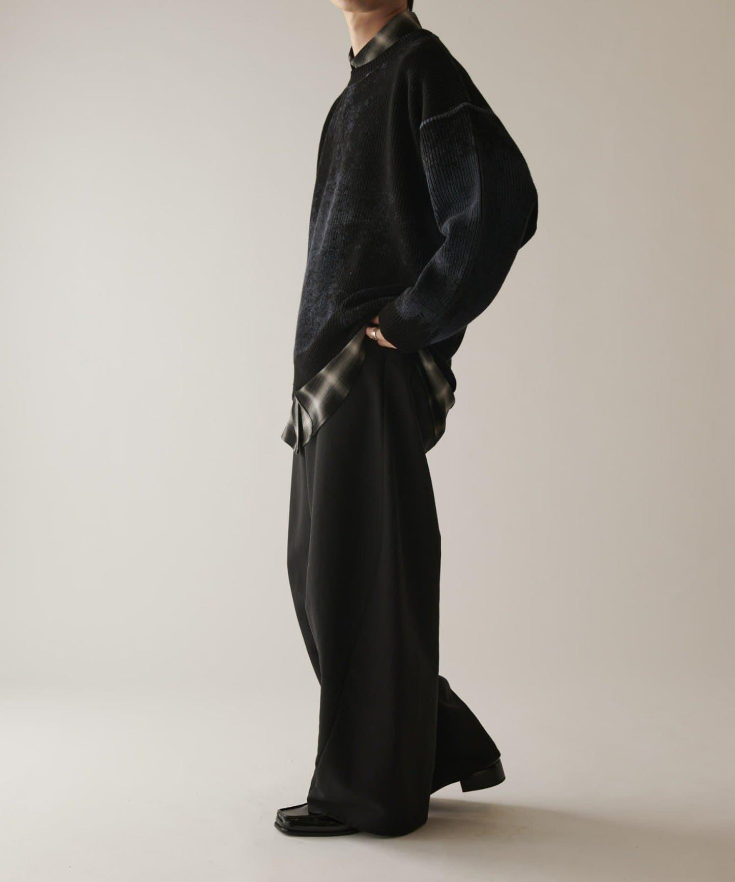 片畦格蘭吉織衫