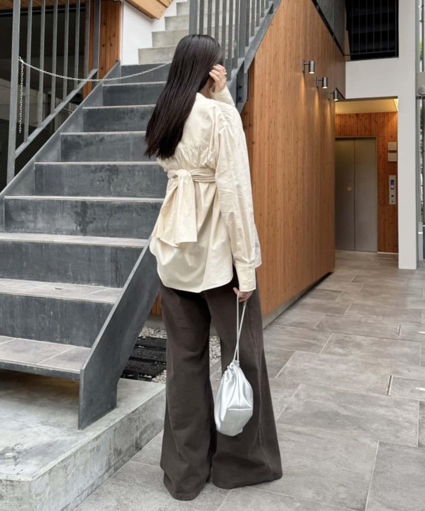 蝴蝶結襯衫