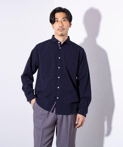 【商務休閒款式】【GLOSTER】羊毛仿 帆布襯衫