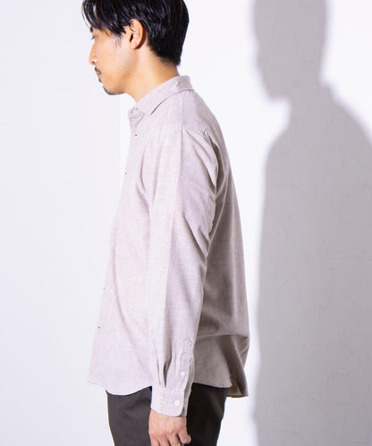 【商務休閒款式】【GLOSTER】羊毛仿 帆布襯衫