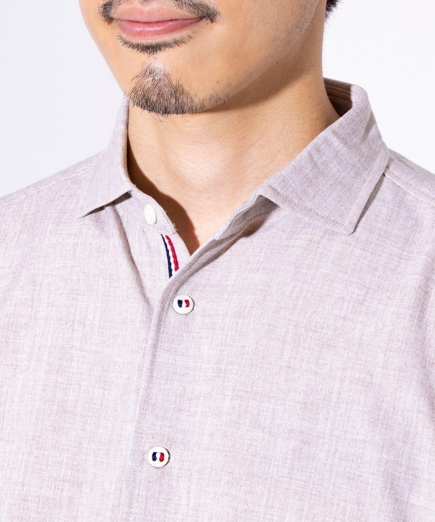 【商務休閒款式】【GLOSTER】羊毛仿 帆布襯衫