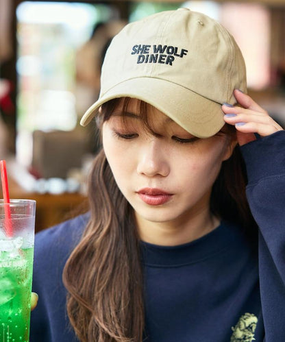 SHE WOLF DINER×FREAK'S STORE 海狼餐廳 聯名 單點刺繡 棒球帽