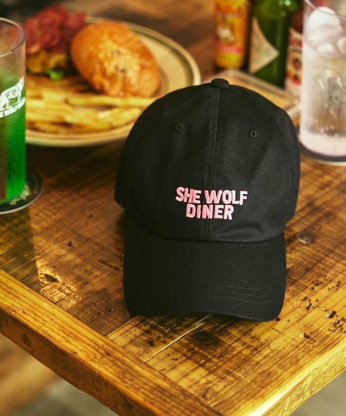 SHE WOLF DINER×FREAK'S STORE 海狼餐廳 聯名 單點刺繡 棒球帽