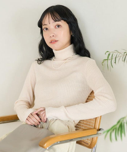 可機洗 高領針織衫