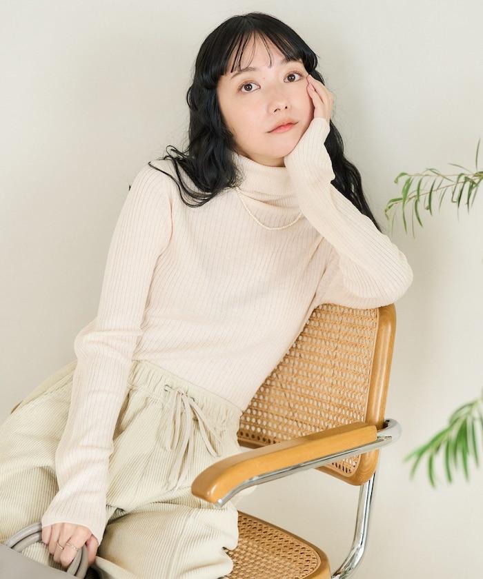 可機洗 高領針織衫