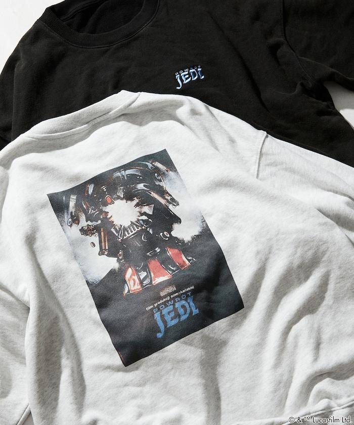 STARWARS POWROT JEDI 絕地歸來 後背印花 圓領衛衣