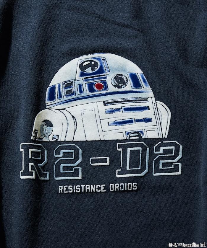 星球大戰 R2-D2 絨布印花 圓領 衛衣