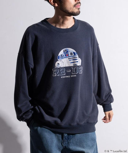 星球大戰 R2-D2 絨布印花 圓領 衛衣