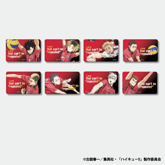 《排球少年》TD罐徽章 5期動作版權 銀箔版 音馬【箱裝/8個裝】