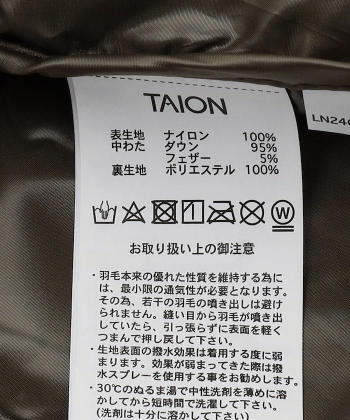 基礎款 W字拉鍊 羽絨外套 / 帽子拉鍊 羽絨夾克 / TAION-106WZ 【限定推出】