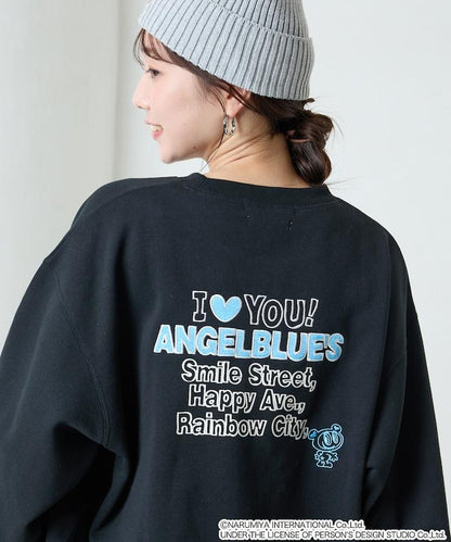 ANGEL BLUE  ILOVEYOU 包 刺繡 衛衣