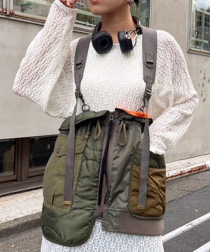 【etsinta/艾欣塔】2way軍事風背心馬甲