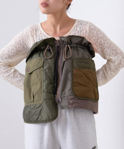 【etsinta/艾欣塔】2way軍事風背心馬甲