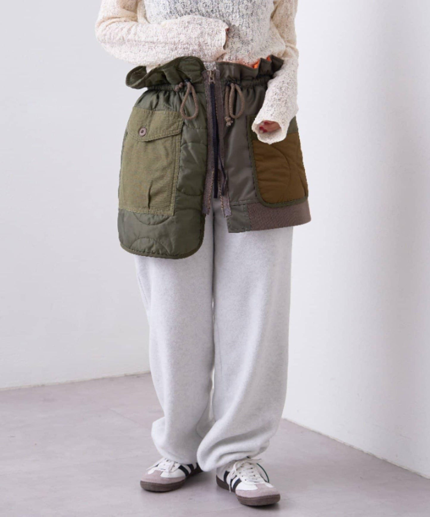 【etsinta/艾欣塔】2way軍事風背心馬甲