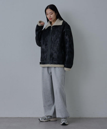 【男女通用】羊羔毛飛行員夾克B-3