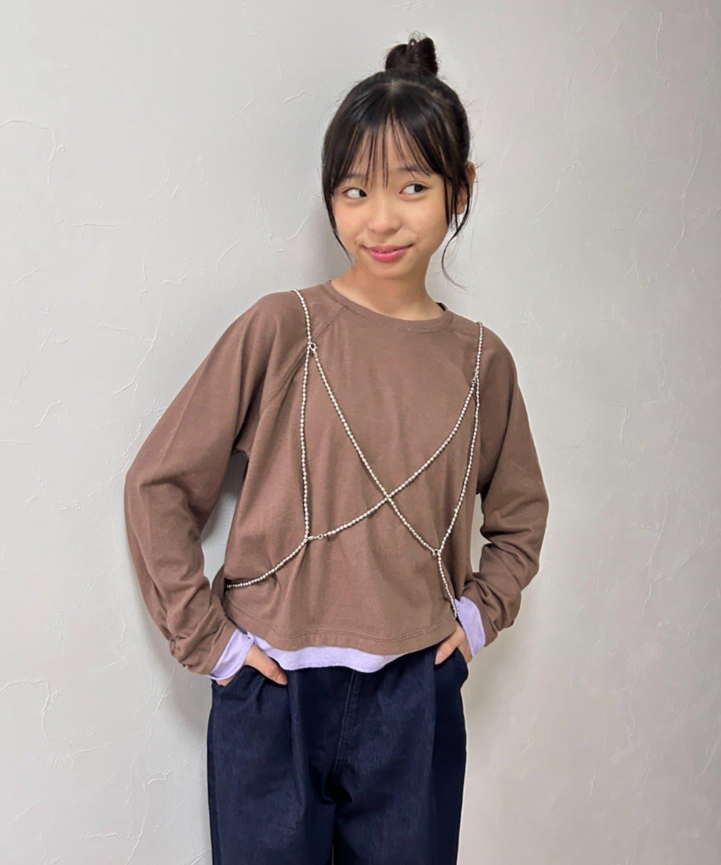 【CIAOPANIC TYPY】【KIDS】透明疊層T恤