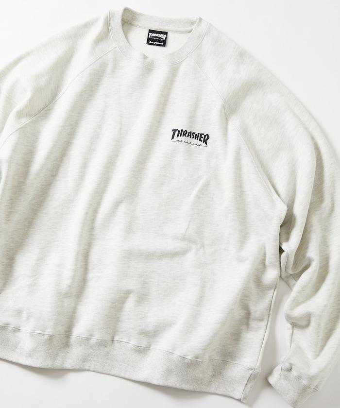 THRASHER×FREAK'S STORE 聯名 拉格朗 一點 印花 拼接衫