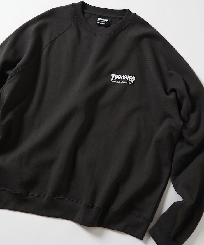 THRASHER×FREAK'S STORE 聯名 拉格朗 一點 印花 拼接衫