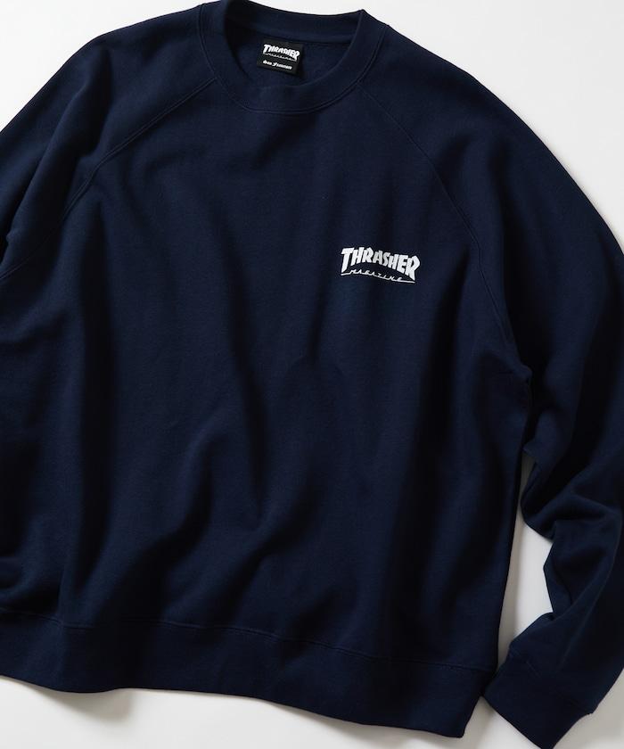 THRASHER×FREAK'S STORE 聯名 拉格朗 一點 印花 拼接衫