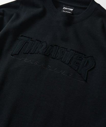 THRASHER×FREAK'S STORE 聯名 拼接 前胸標誌 衛衣