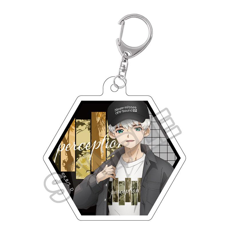 《Dr.STONE 石紀元》_單色街道 印刷亞克力鑰匙扣 西園寺羽京