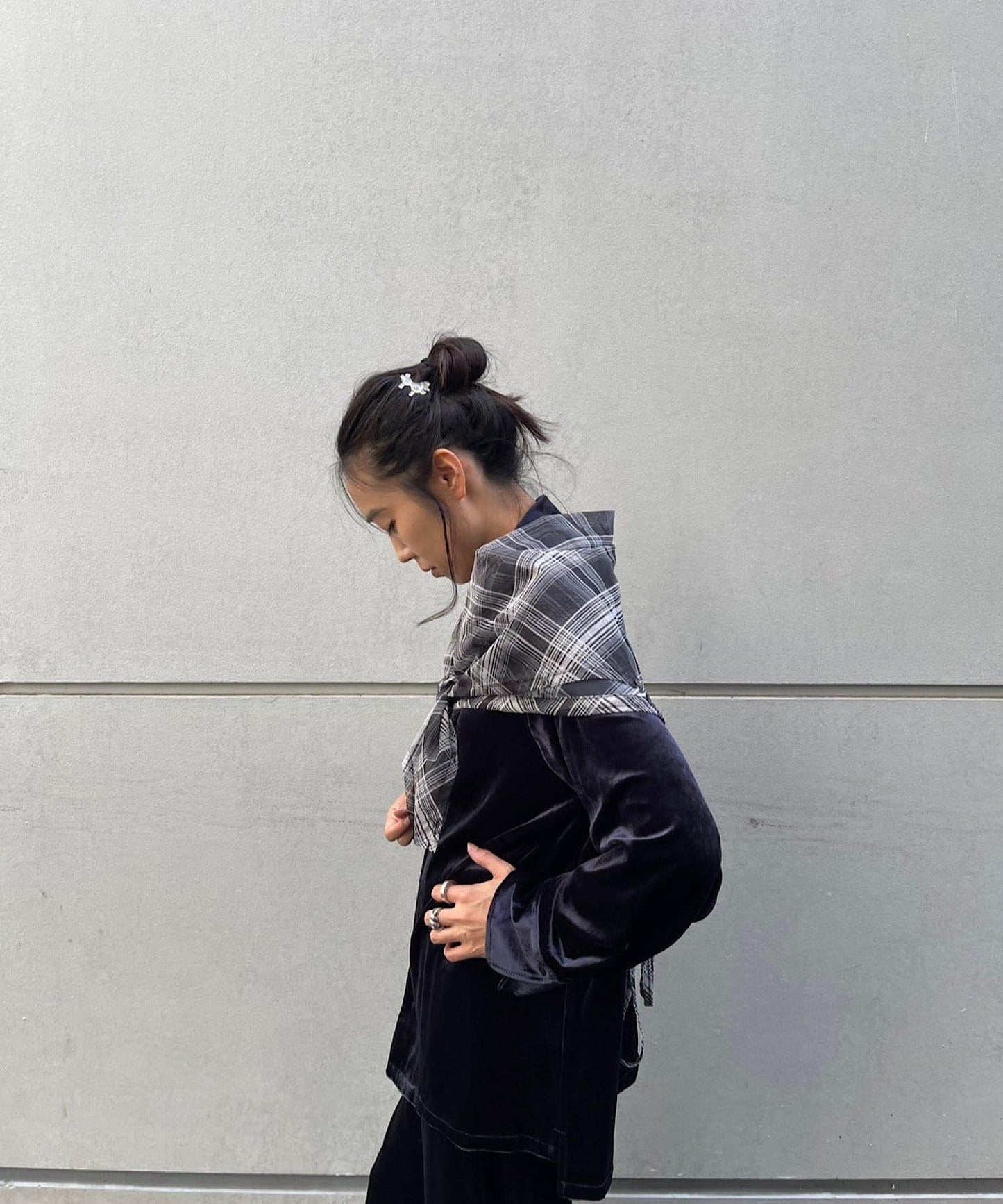 透明多功能圍巾