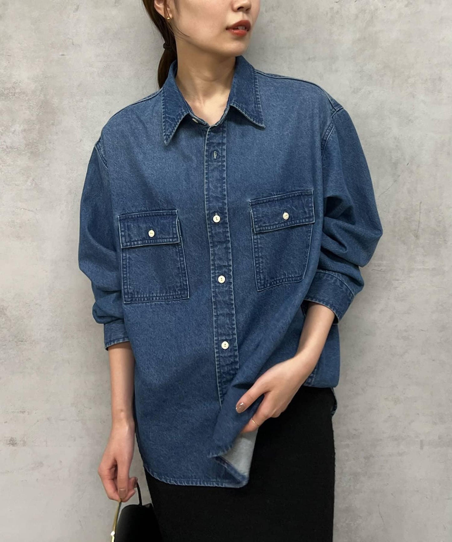 【全季節適用】牛仔襯衫
