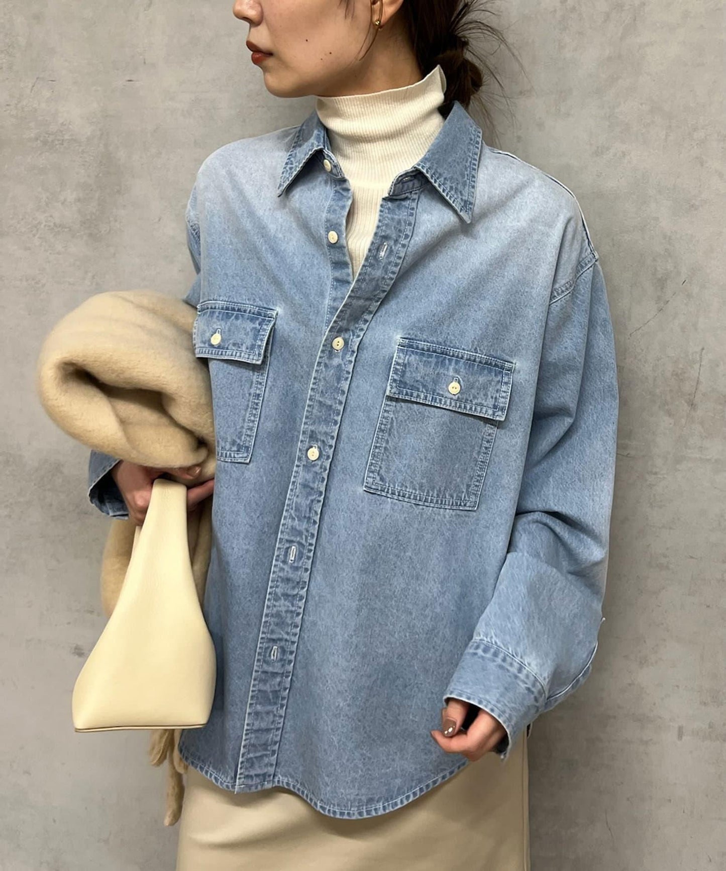 【全季節適用】牛仔襯衫