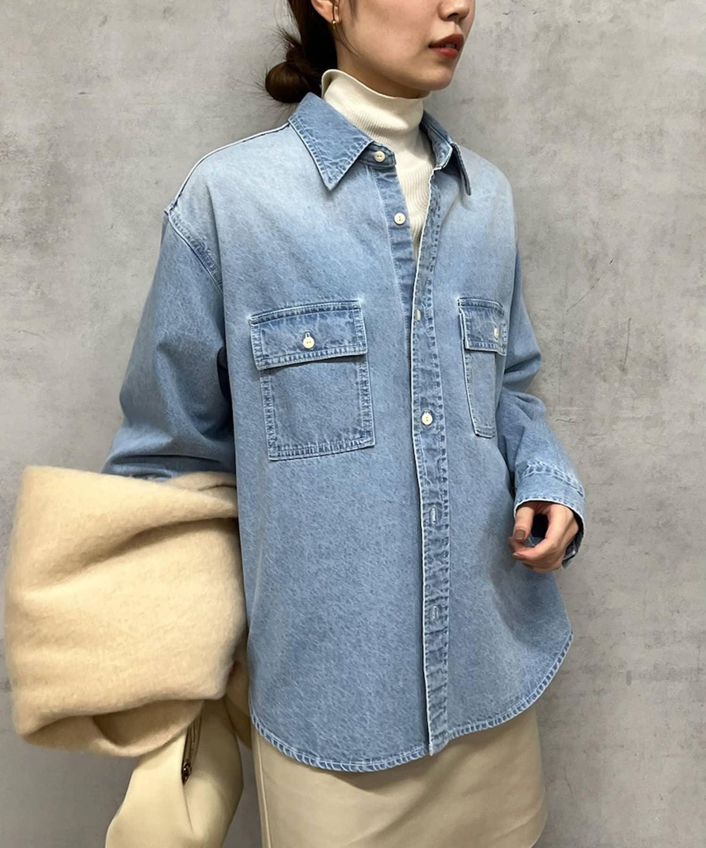 【全季節適用】牛仔襯衫