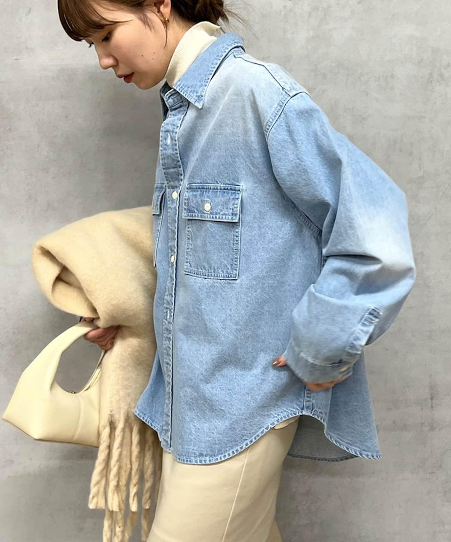 【全季節適用】牛仔襯衫