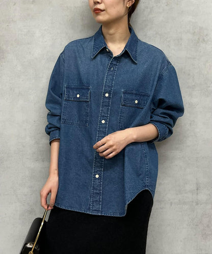 【全季節適用】牛仔襯衫